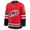 Mænd NHL Carolina Hurricanes Trøje Anniversary Fanatics Premium Sebastian Aho Rød Tredje